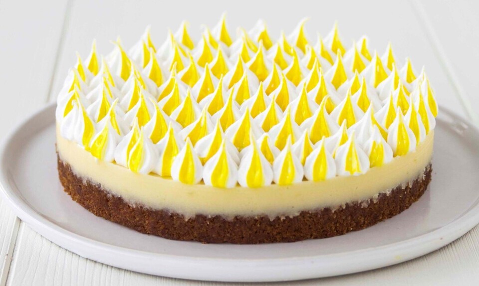 Smuk citronkage med marengs