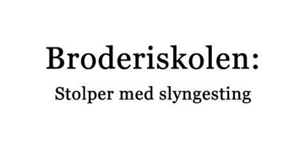Stolper med slyngesting fra Hendes Verden