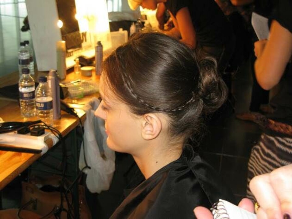 Backstage Matthew Williamson