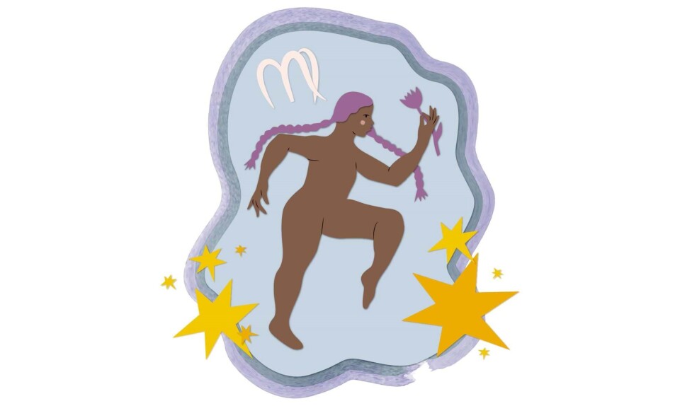 Jomfruen: Dagens horoskop Horoskop jomfru illustration