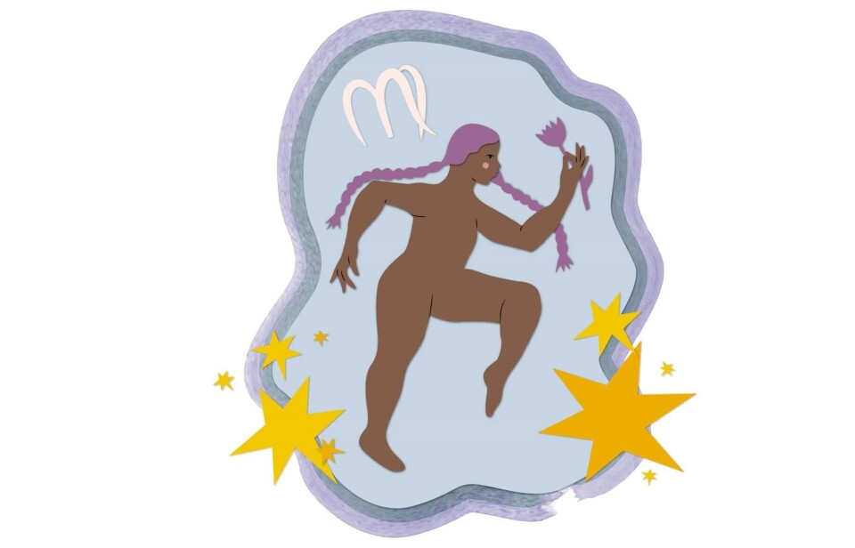 Horoskop jomfru illustration