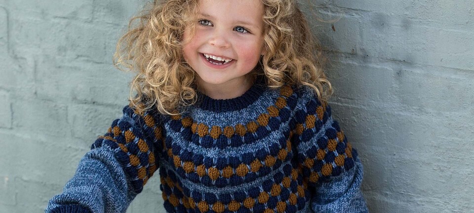 Strik selv: Sweater med sĂžmandsbobler
