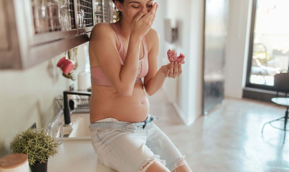 Gravid uge 21 fosteret i livmoderen