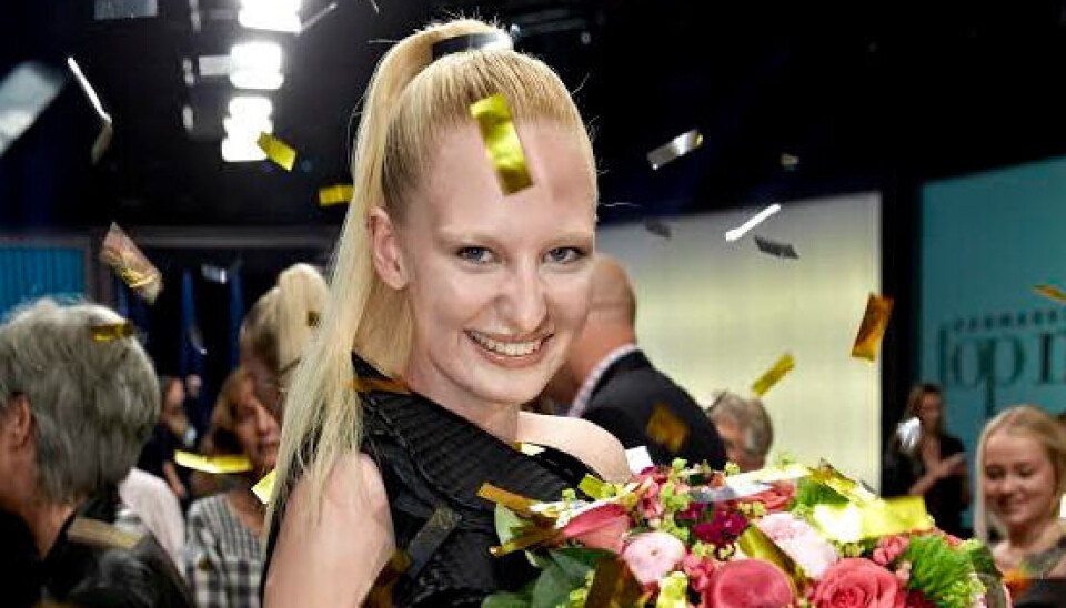 Sarah, da hun vandt Topmodel (Foto: Krestine Havemann)