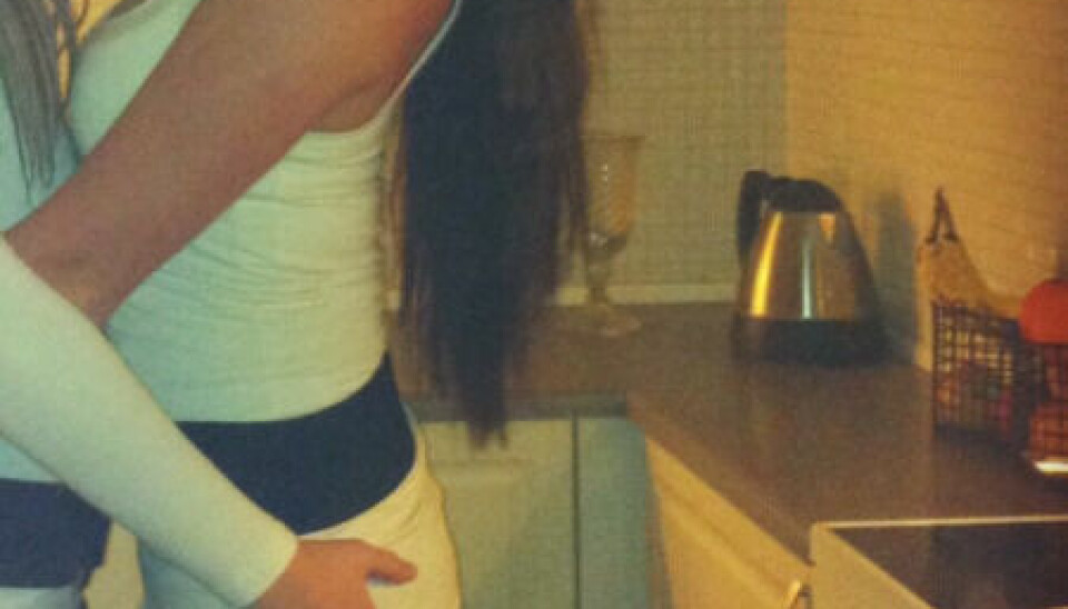 16-årige Nanna som brunette (Foto: Privat)