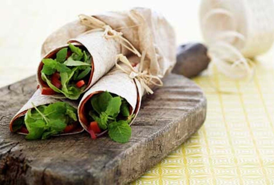 Wraps med chorizopølse