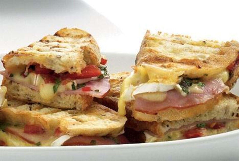Croque monsieur med brie Croque monsieur med brie