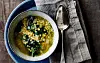 Spinat-dhal-suppe med linser