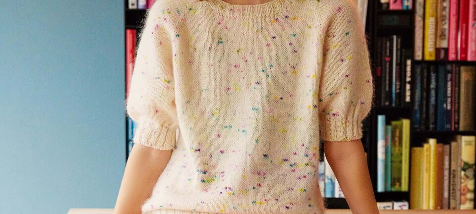 Perfekt til sommer: Strik selv den fineste kortærmede bluse i raglan