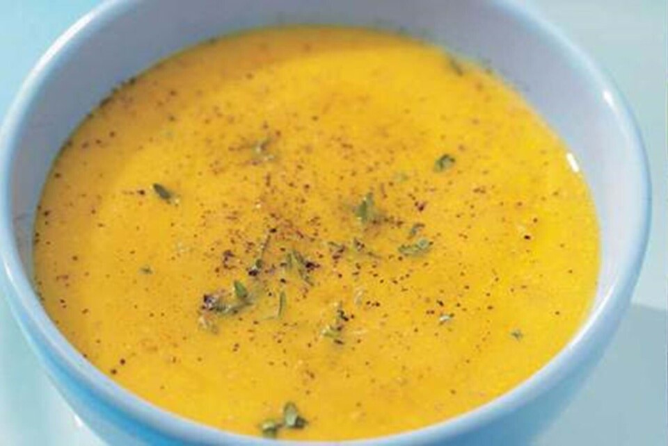 Gulerodssuppe med citronolie