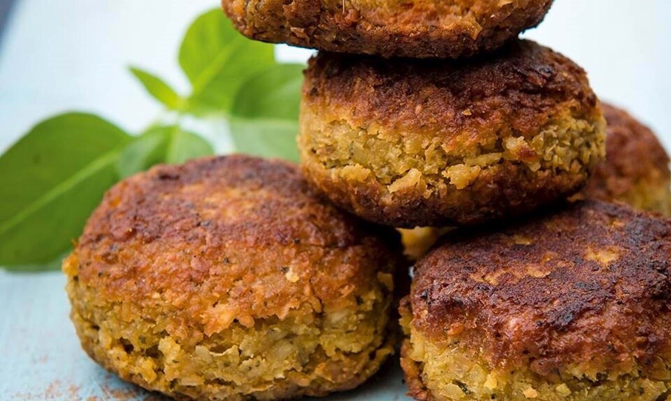 Sunde falafler med kokos