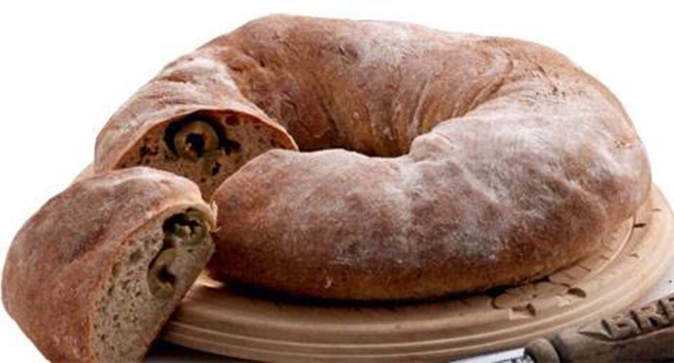 Brødkrans med oliven