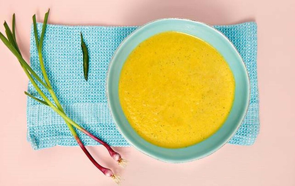 Thaisuppe med kokosmælk og rejer