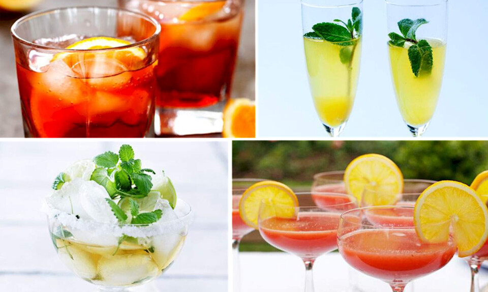 Aperol, Spritz, Campari, bobler, Champagne, cocktail
