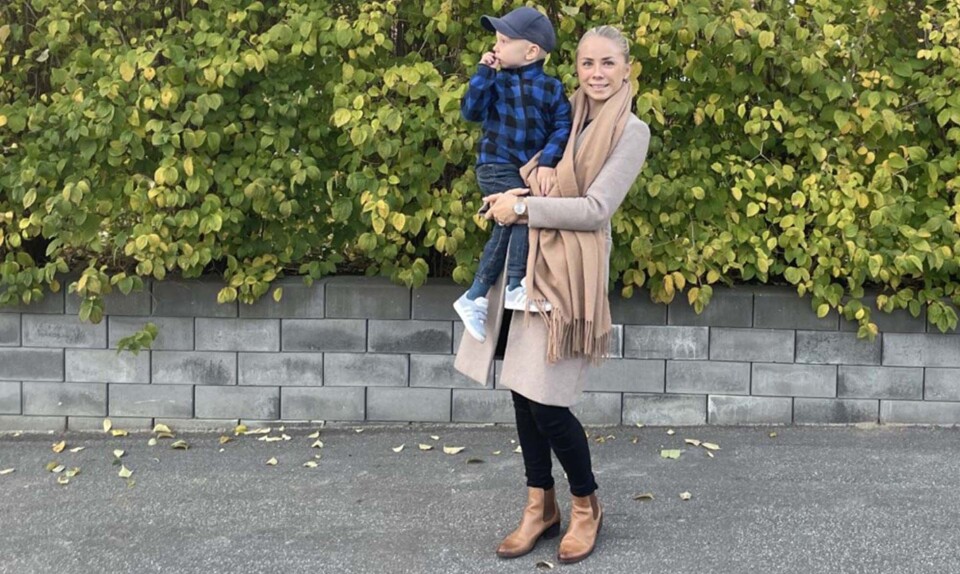 Kathrine Schmidt og hendes søn, Viggo