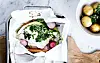 Rødspætte, grønt & kryddersmør