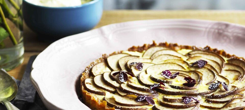Smuk pæretærte med mascarpone
