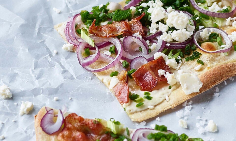 Sense opskrift aftensmad: Hvid pizza