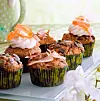 Saftige gulerods-muffins
