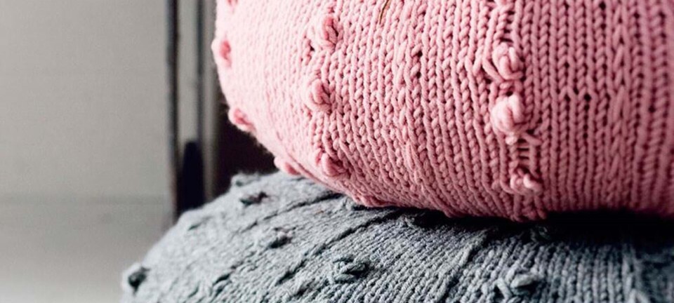 Strik selv: Runde puder i tykt garn