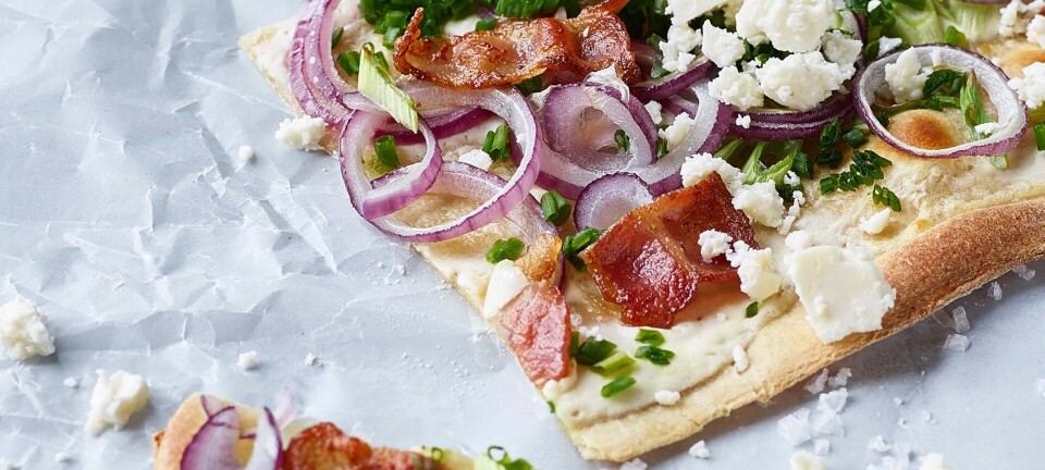 Sense opskrift aftensmad: Hvid pizza