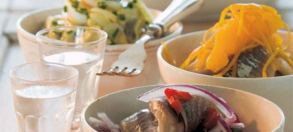 Sild med appelsin, chili og karry