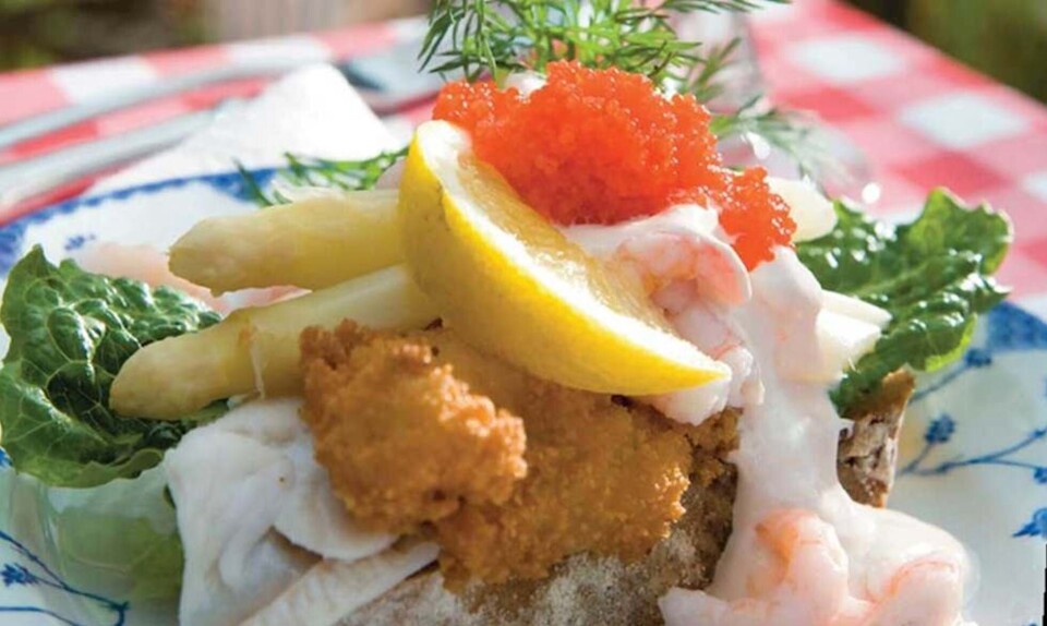 Stjerneskud smørrebrød