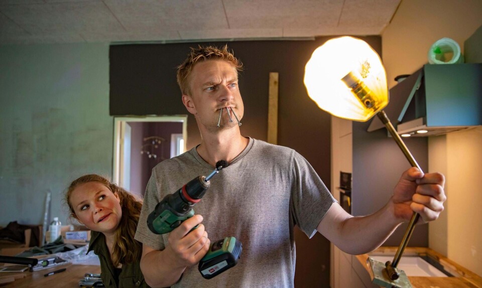 Nybyggerne Trine og Mikkel