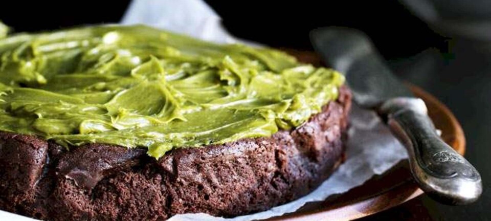 Matcha-chokoladekage