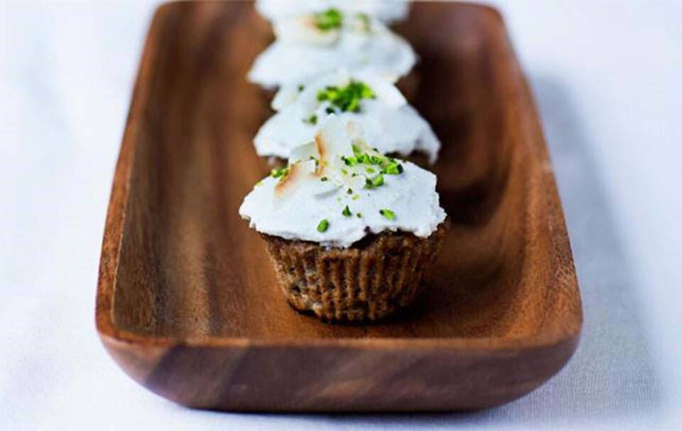 cupcakes med æbler