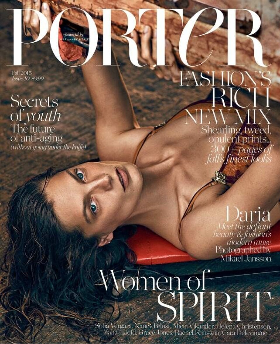 Helena Christensen åbner op om forholdet til Heath Ledger i det kommende PORTER