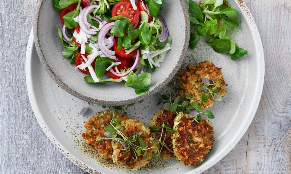 Sprøde blomkålskager