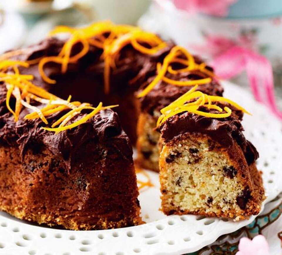 Chokoladekage med orange