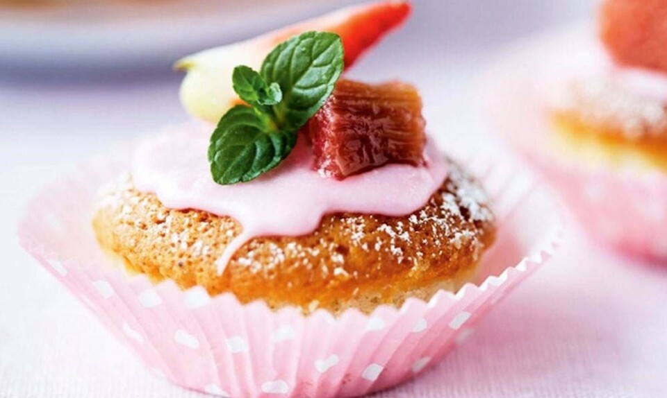 Rabarbercupcakes