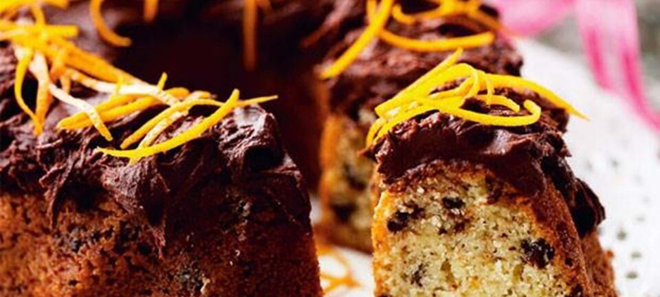 Chokoladekage med orange