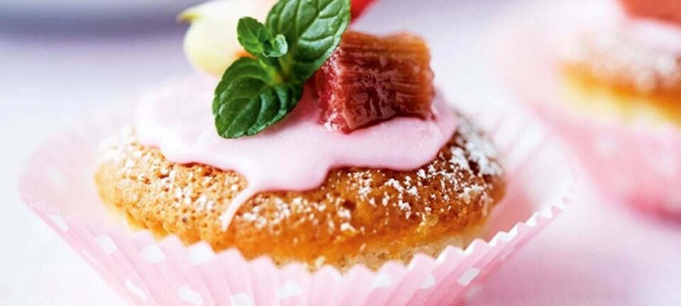 Rabarbercupcakes