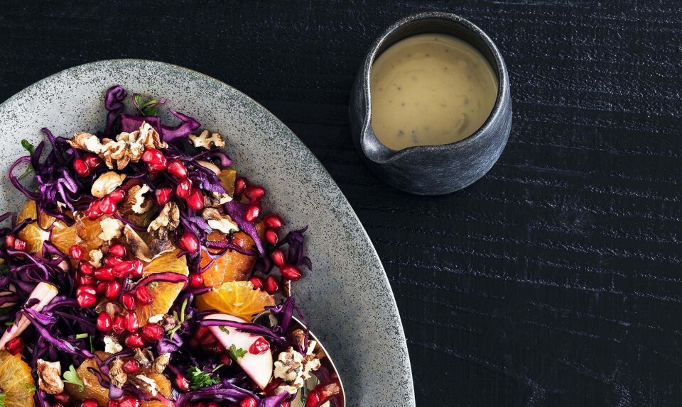 Frisk rødkålssalat