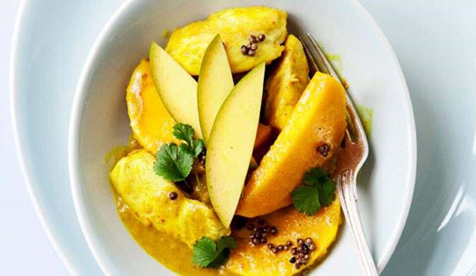 Opskrift på butternut squash med kylling