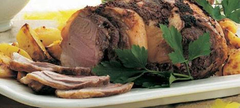 Lammekølle med rødvinssauce