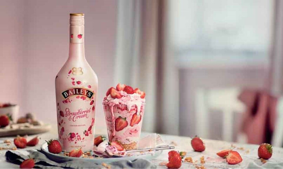 Strawberry Short Cake med Baileys