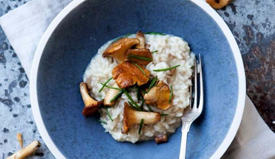 Opskrift på risotto med kantareller