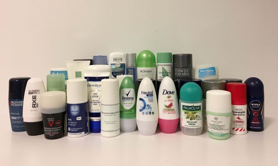 Stor test af kemi i deodoranter
