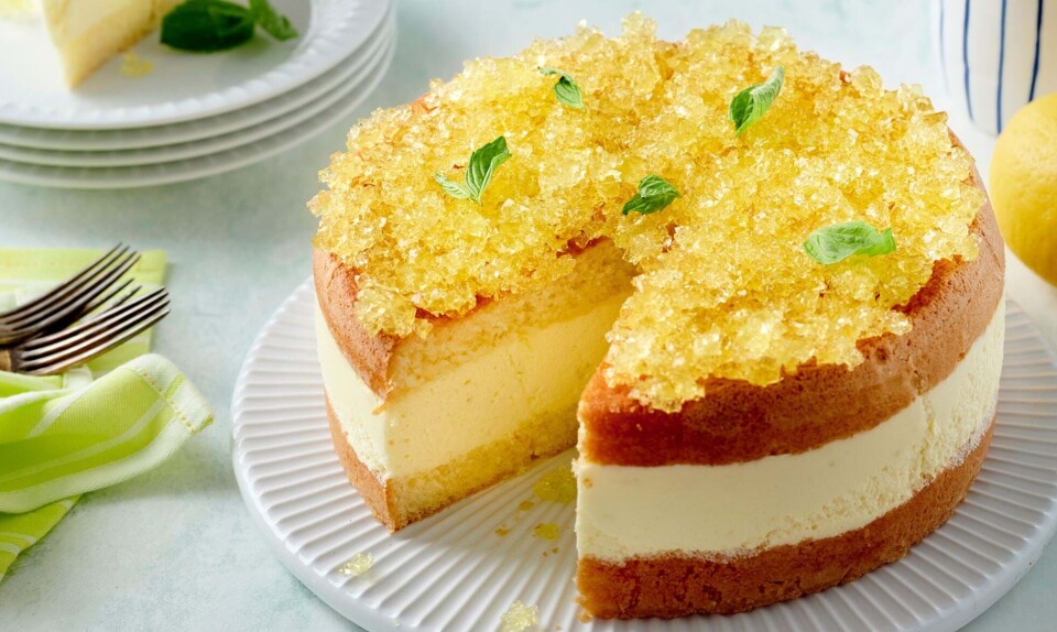 Smuk kage med lemonademousse