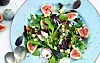 Salat med figner og gedeost