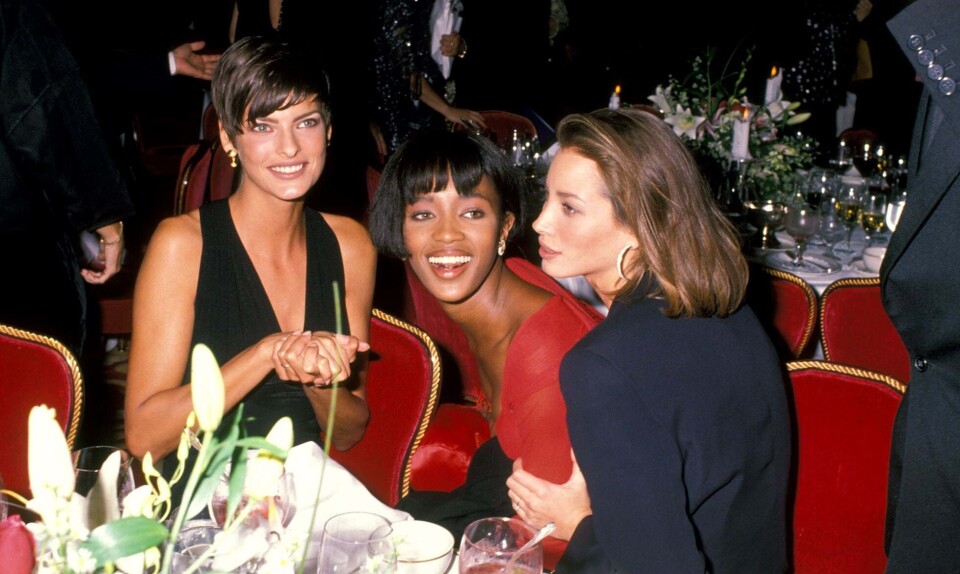 Linda Evangelista, Naomi Campbell og Christy Turlington