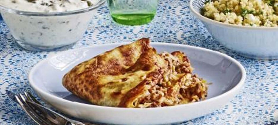 Madpandekager med kødsovs