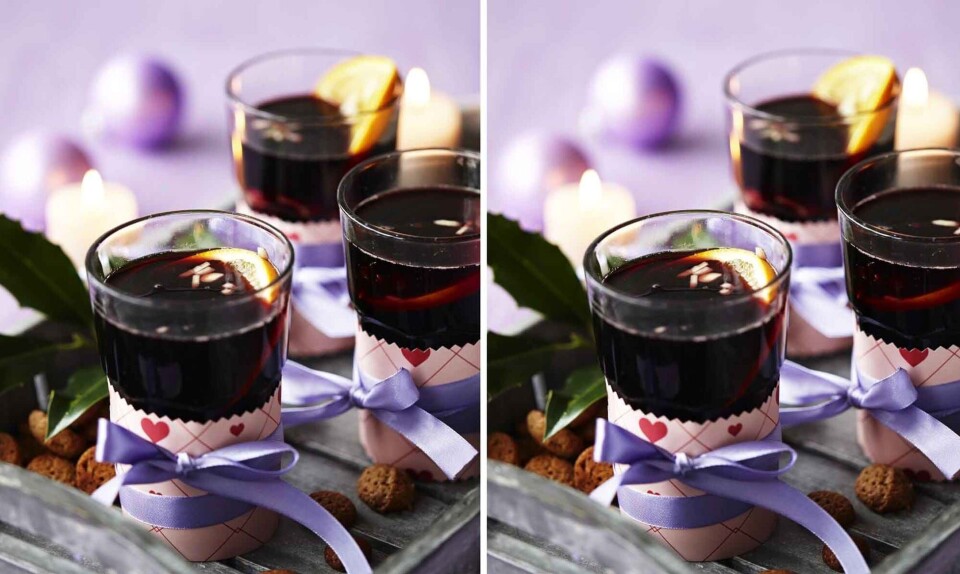 Julegløgg med portvinsrosiner