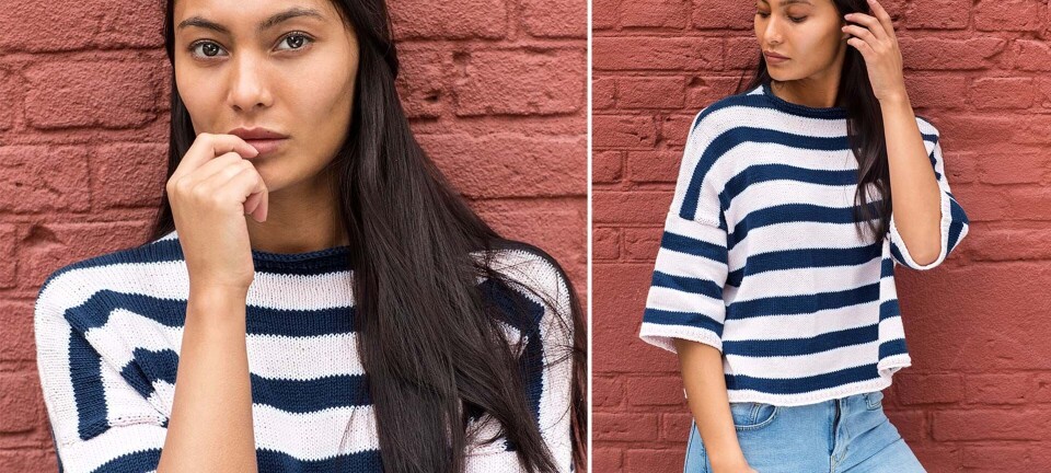 Strik selv: Bluse med pÄsatte Êrmer