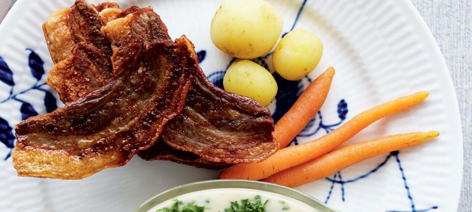 Verdens bedste stegt flæsk med persillesauce