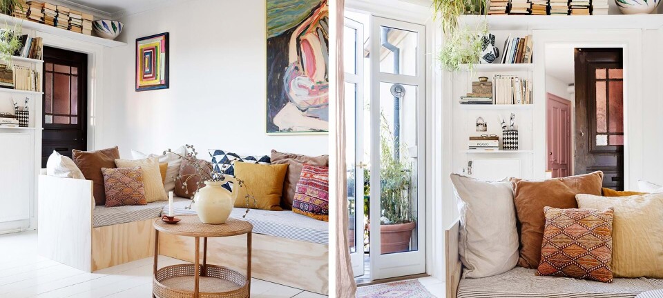 Mikala og Mark fandt et hjem med skæve vinkler og måtte tænke kreativt: Se de smarte løsninger her